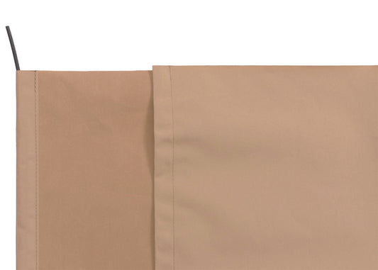 Cosmo Casa - Volant voor Elektrisch Cassettescherm - Uitschuifbare Volant 4x3m - Polyester - Zand