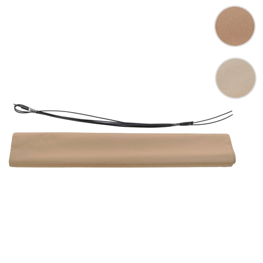 Cosmo Casa - Volant voor Elektrisch Cassettescherm - Uitschuifbare Volant 4x3m - Polyester - Zand