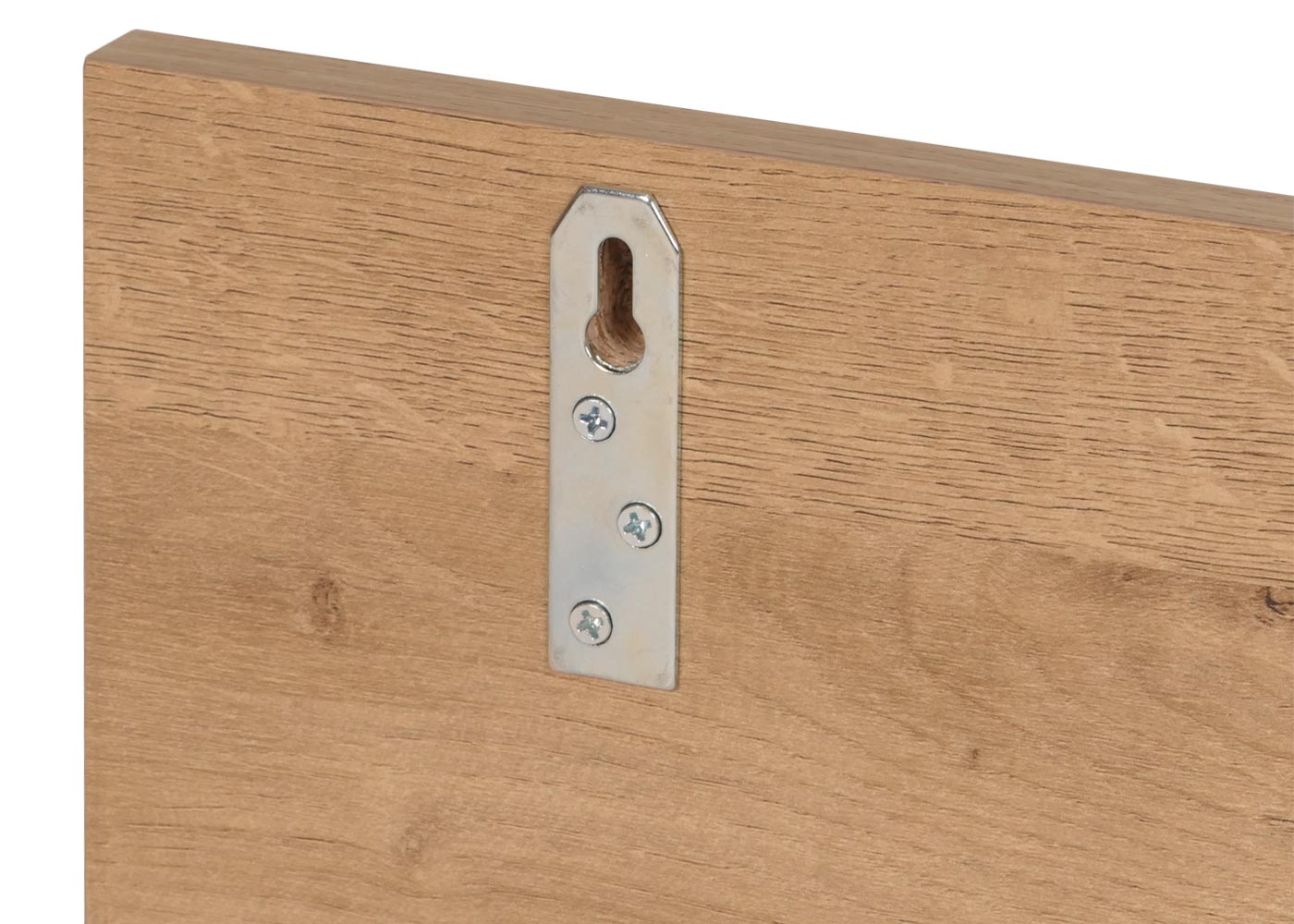 Cosmo Casa - Wandplank - Zwevende Houten Plank met 3 Vakken - Naturel