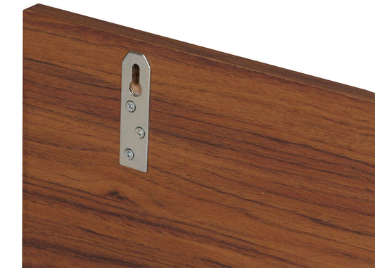 osmo Casa - Wandplank - Zwevende Houten Plank met 3 Vakken - Walnootlook