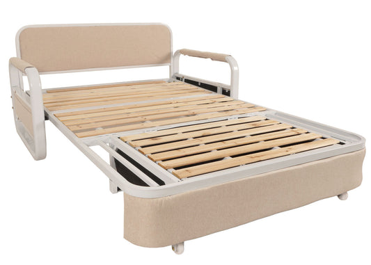 Cosmo Casa - Slaapbank - Slaapfunctie - Textiel - Beige