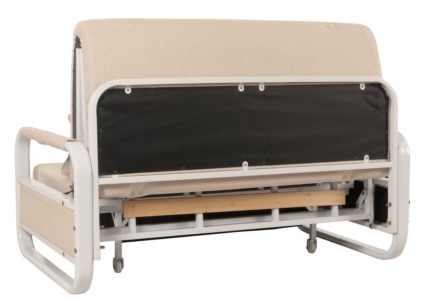 Cosmo Casa - Slaapbank - Slaapfunctie - Textiel - Beige