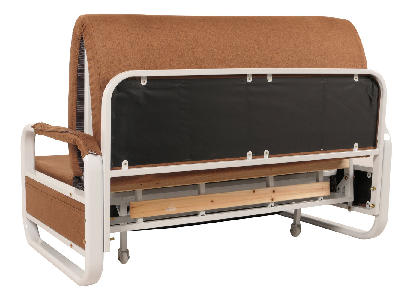 Cosmo Casa - Slaapbank - Slaapfunctie - Textiel - Bruin