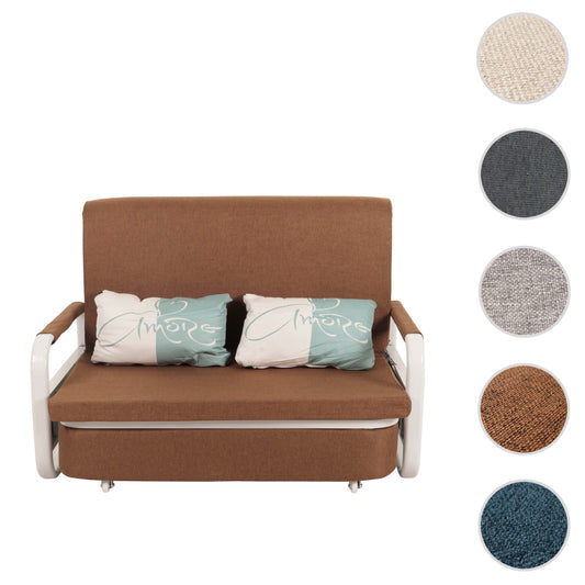 Cosmo Casa - Slaapbank - Slaapfunctie - Textiel - Bruin