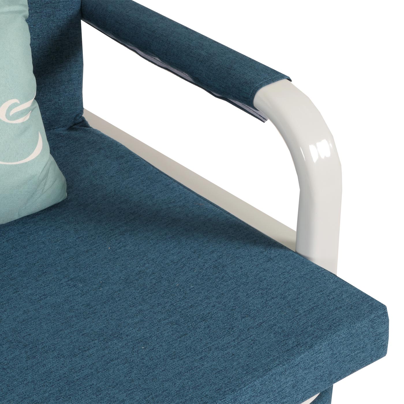 Cosmo Casa - Slaapbank - Slaapfunctie - Bedstee Ligvlak - 130x185cm - Stoftextiel - Donkerblauw