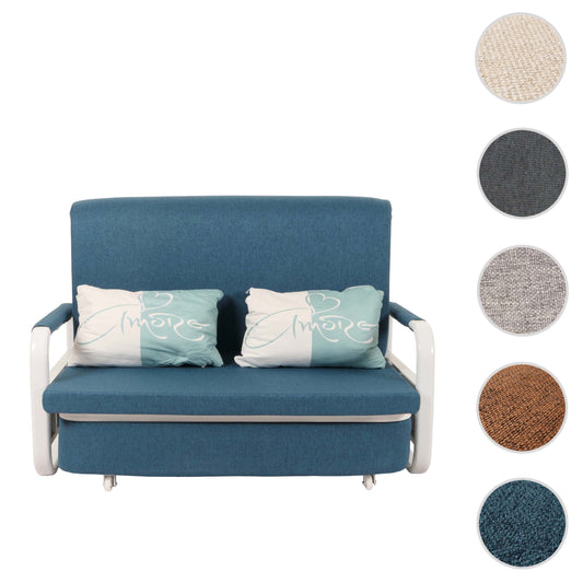 Cosmo Casa - Slaapbank - Slaapfunctie - Bedstee Ligvlak - 130x185cm - Stoftextiel - Donkerblauw