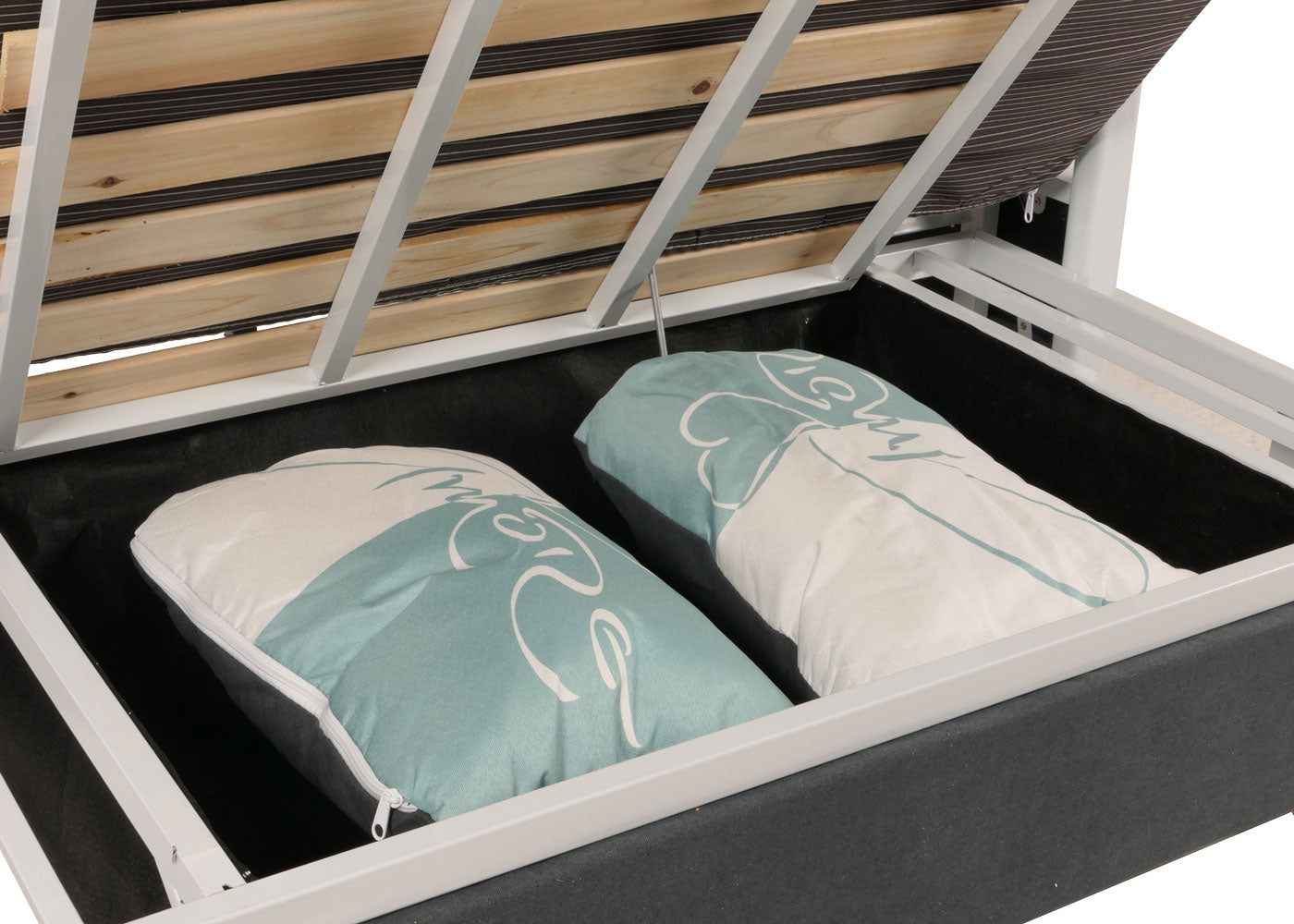 Cosmo Casa - Slaapbank - Slaapfunctie - Bedstee Ligvlak - 130x185cm - Stoftextiel - Donkergrijs