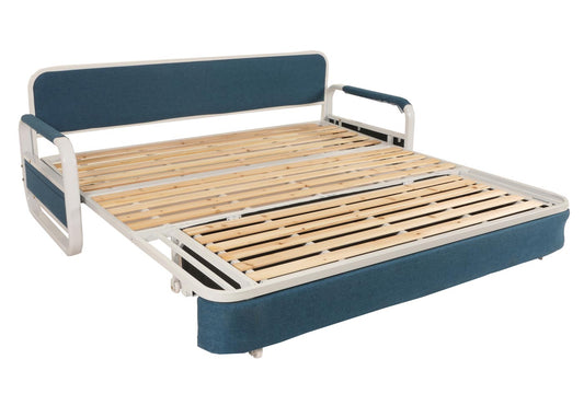 Cosmo Casa - Slaapbank - Slaapfunctie - Textiel - Donkerblauw