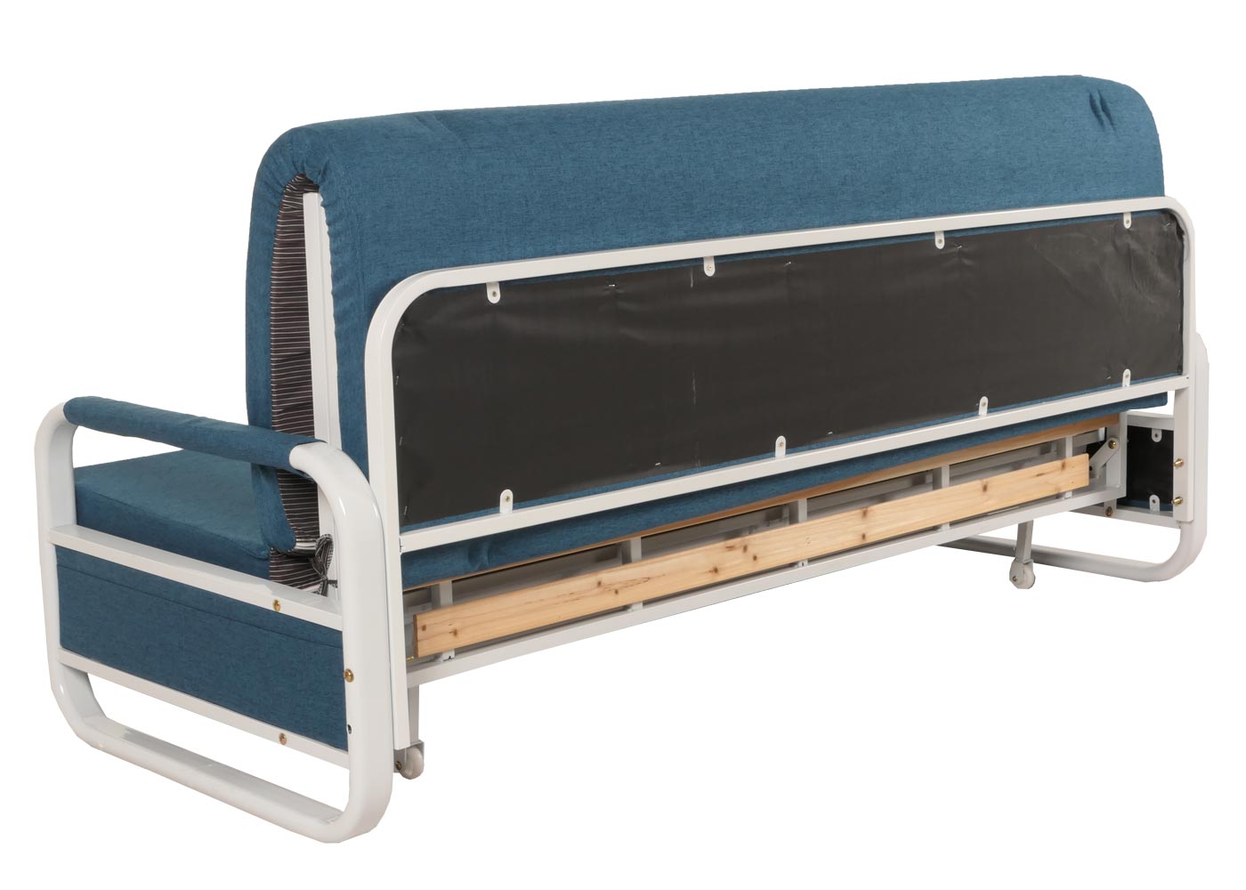 Cosmo Casa - Slaapbank - Slaapfunctie - Textiel - Donkerblauw