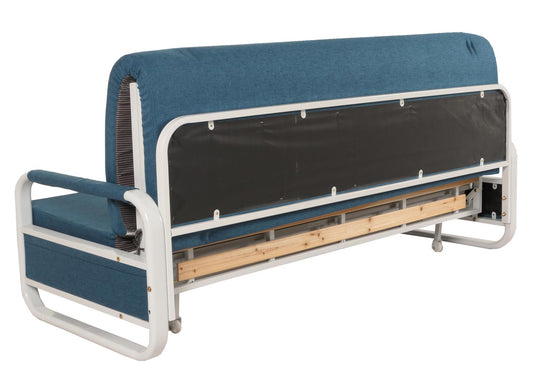 Cosmo Casa - Slaapbank - Slaapfunctie - Textiel - Donkerblauw