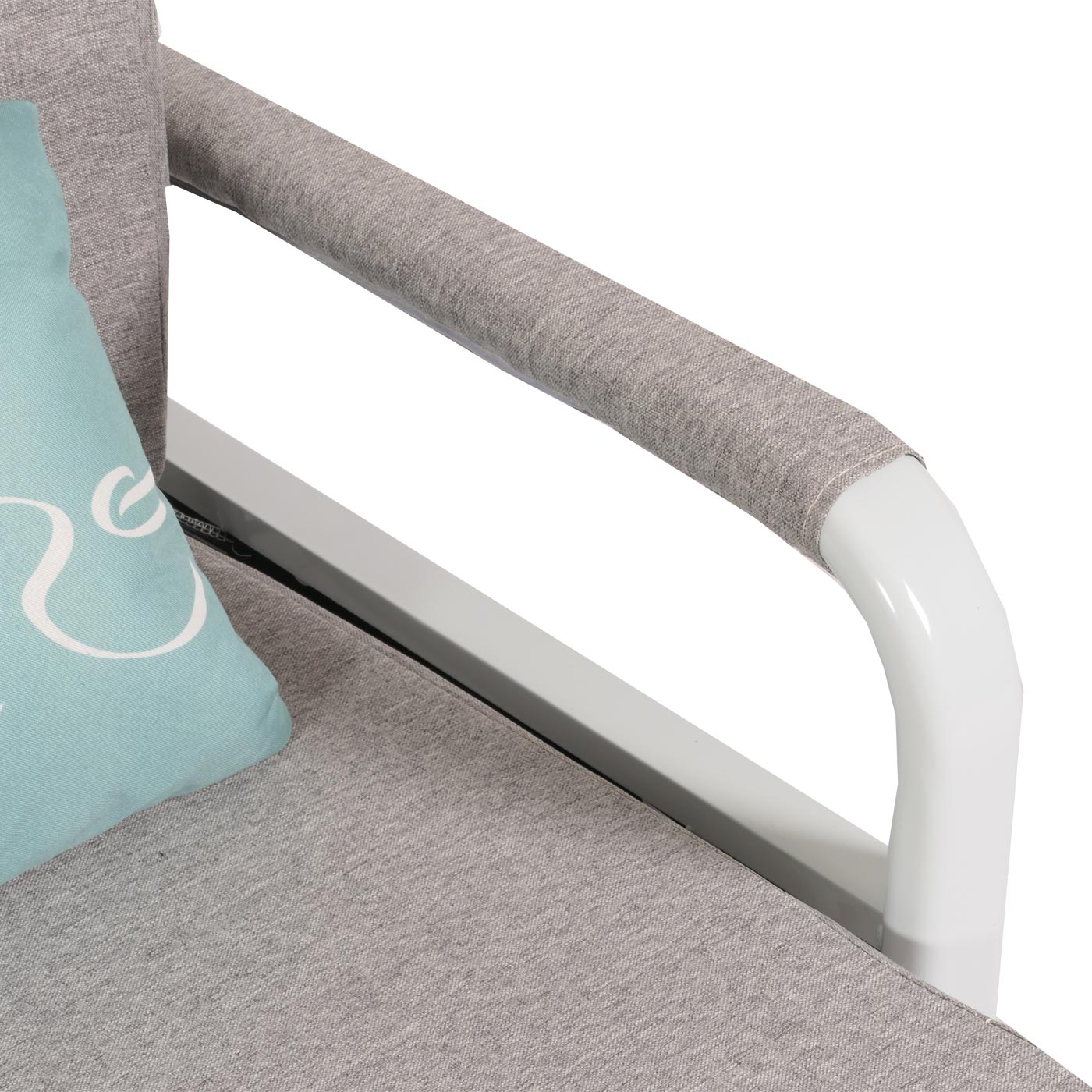 Cosmo Casa - Slaapbank - Slaapfunctie met Bedbox - Textiel - Lichtgrijs