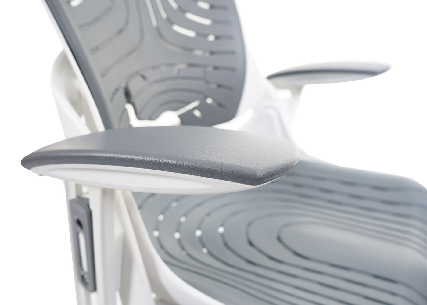 Cosmo Casa - Bureaustoel - Merryfair Wau 2B - Harde Schaal - Ergonomisch - Grijs