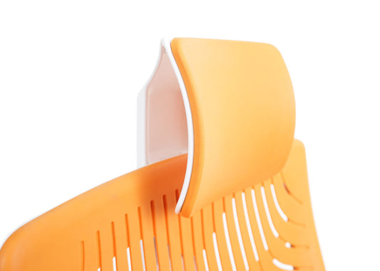 Cosmo Casa - Bureaustoel - Merryfair Wau 2B - Harde Schaal - Ergonomisch - Oranje