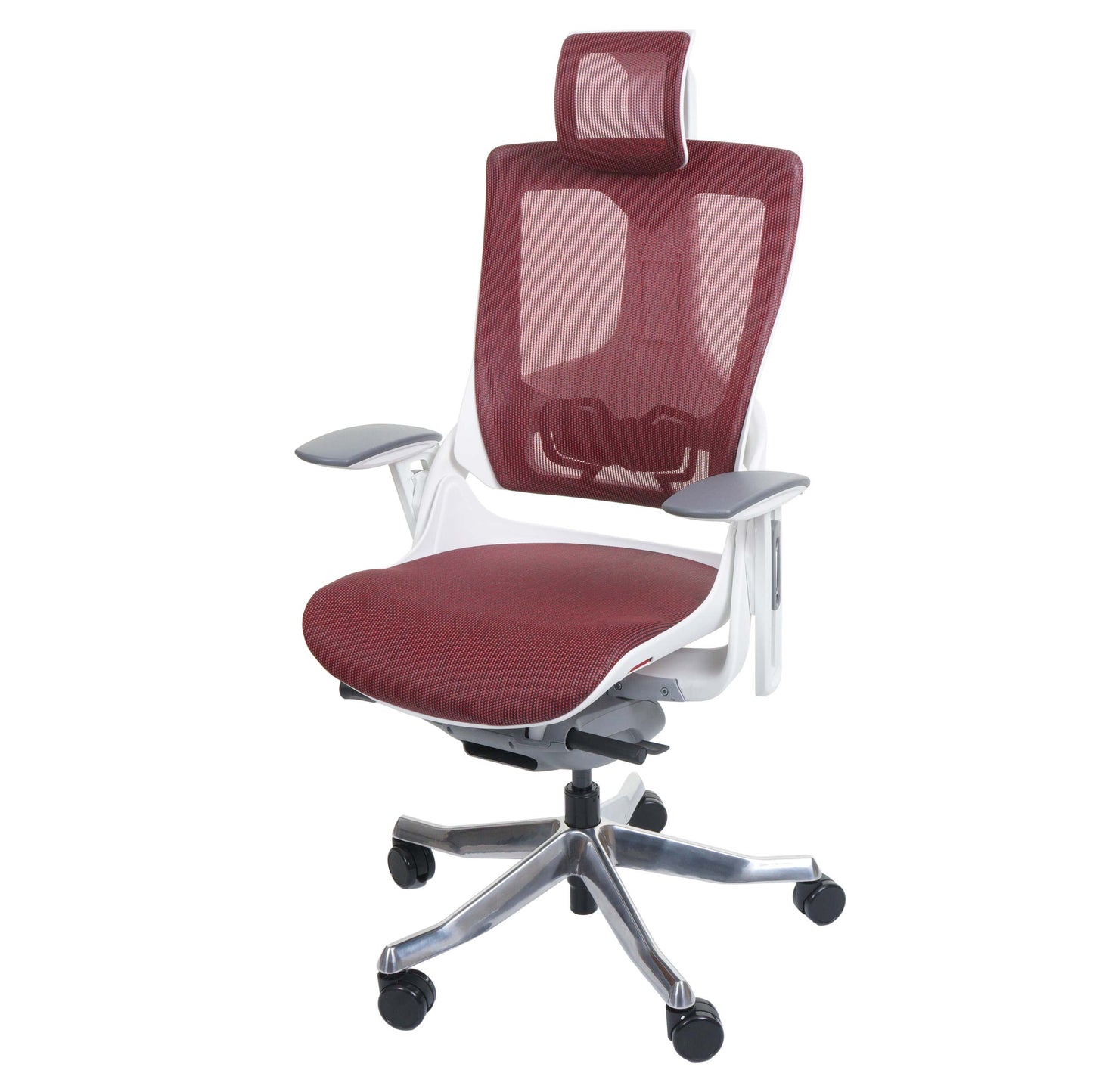 Cosmo Casa - Bureaustoel - Merryfair Wau 2 - Bekledingmesh - Ergonomisch - Rood