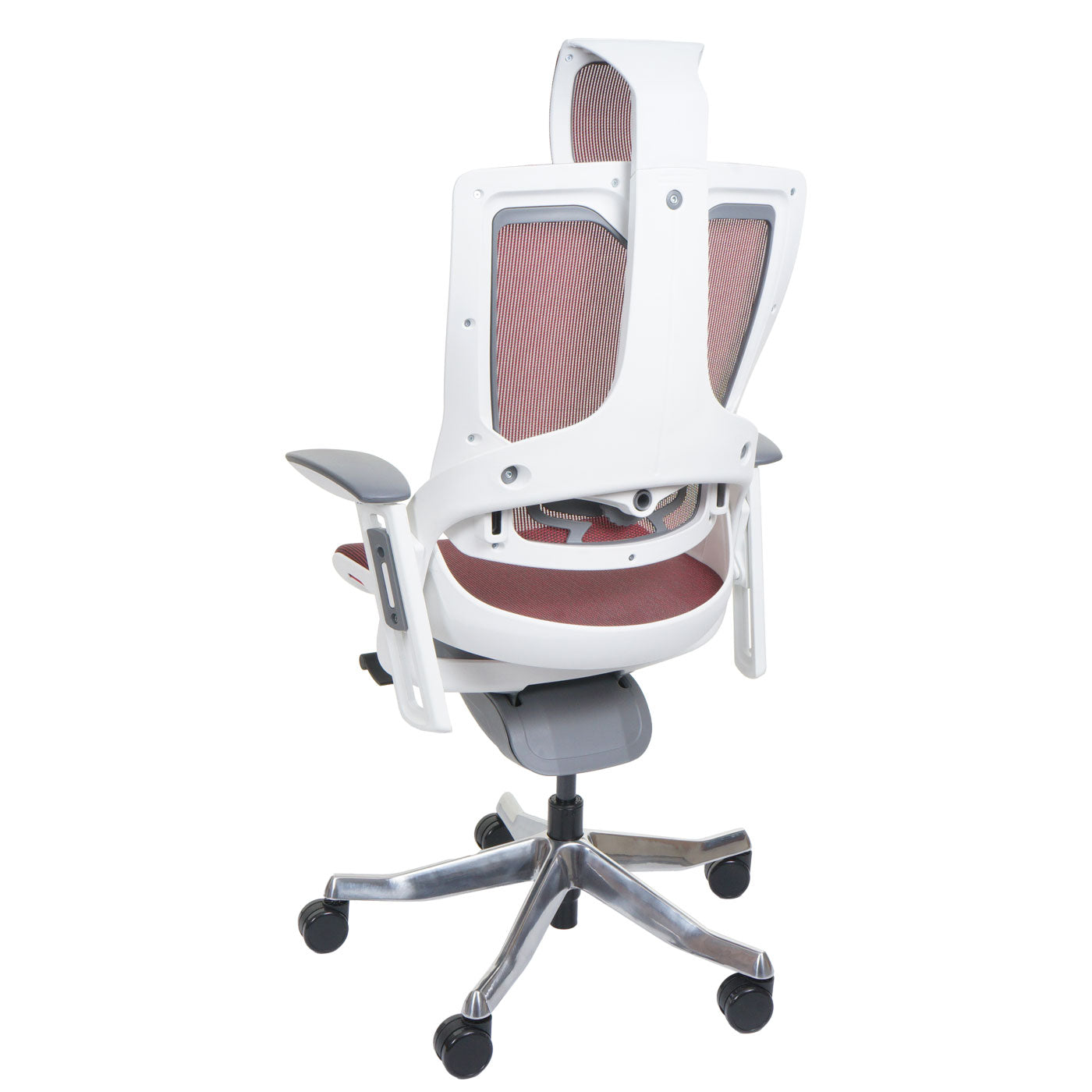 Cosmo Casa - Bureaustoel - Merryfair Wau 2 - Bekledingmesh - Ergonomisch - Rood