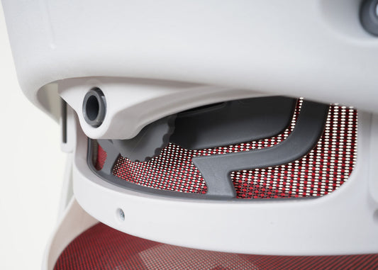 Cosmo Casa - Bureaustoel - Merryfair Wau 2 - Bekledingmesh - Ergonomisch - Rood