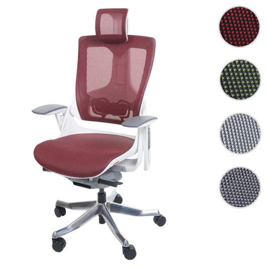 Cosmo Casa - Bureaustoel - Merryfair Wau 2 - Bekledingmesh - Ergonomisch - Rood