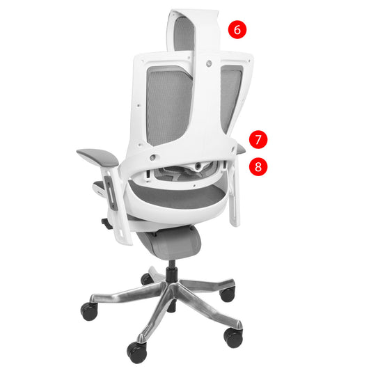 Cosmo Casa - Bureaustoel - Merryfair Wau 2 - Bekledingmesh - Ergonomisch - Groen