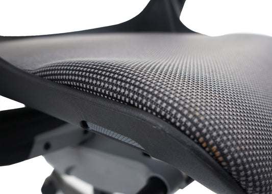 Cosmo Casa - Bureaustoel - Merryfair Wau 2 - Bekledingmesh - Ergonomisch - Zwartgrijs - Zwart Frame