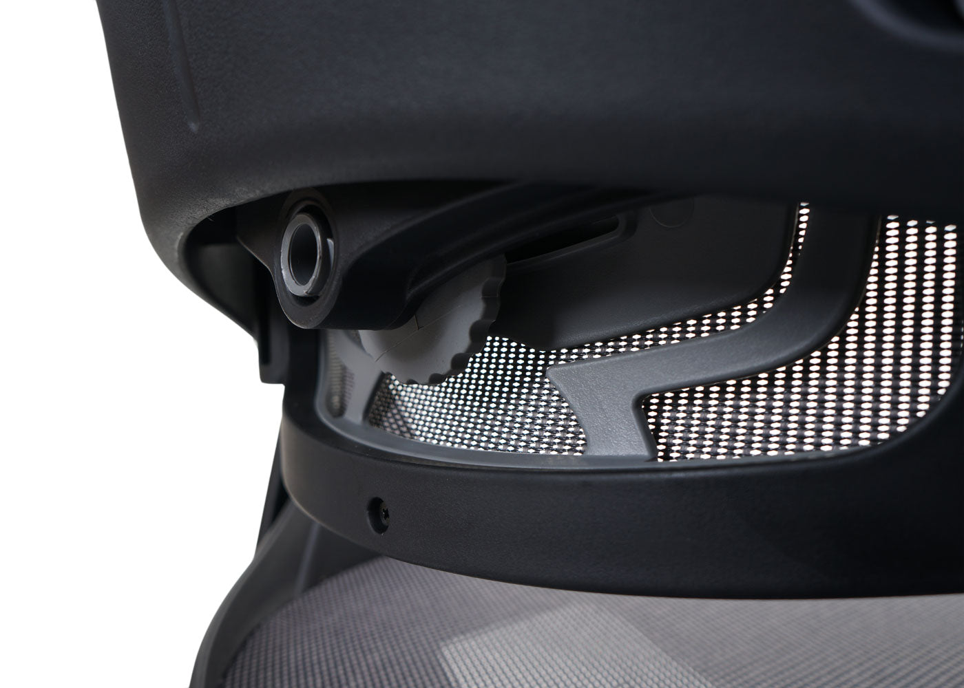 Cosmo Casa - Bureaustoel - Merryfair Wau 2 - Bekledingmesh - Ergonomisch - Zwartgrijs - Zwart Frame