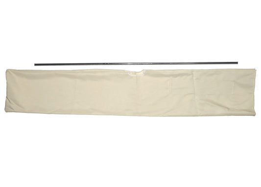 Cosmo Casa - Beschermhoes voor Parasol - Met Klittenbandsluiting voor Paraplu’s tot 3m - Polyester - Crème