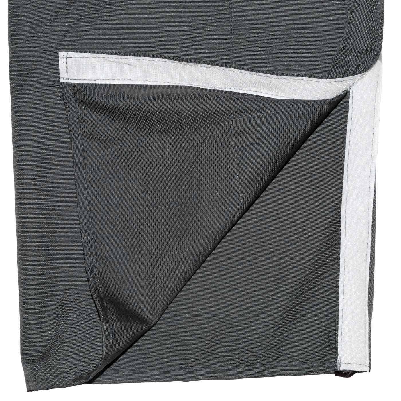 Cosmo Casa - Beschermhoes voor Parasol - Met Klittenbandsluiting voor Paraplu’s tot 3m - Polyester - Grijs