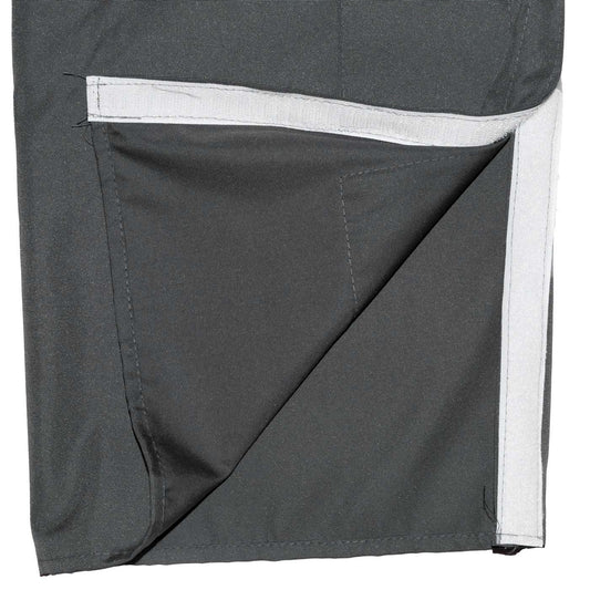 Cosmo Casa - Beschermhoes voor Parasol - Met Klittenbandsluiting voor Paraplu’s tot 3m - Polyester - Grijs