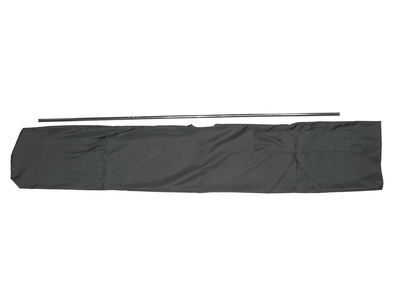 Cosmo Casa - Beschermhoes voor Parasol - Met Klittenbandsluiting voor Paraplu’s tot 3m - Polyester - Grijs