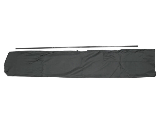 Cosmo Casa - Beschermhoes voor Parasol - Met Klittenbandsluiting voor Paraplu’s tot 3m - Polyester - Grijs