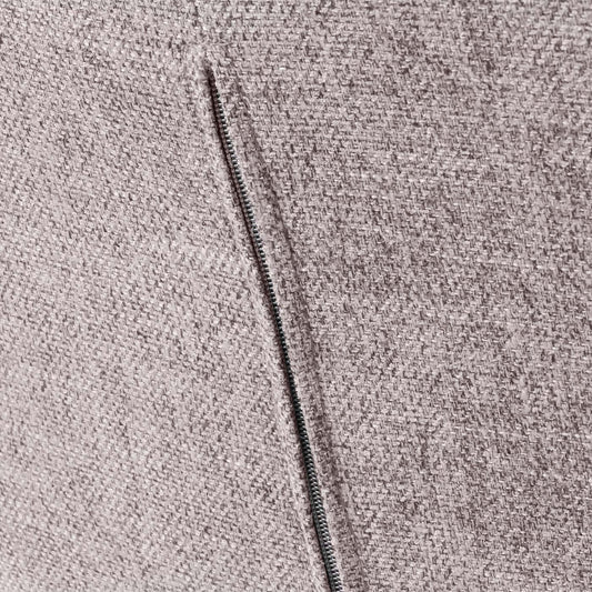 Cosmo Casa - Schommelstoel - Relax TV-Stoel - Massief Hout, Metaal & Stoftextiel 320gsm - Lichtgrijs