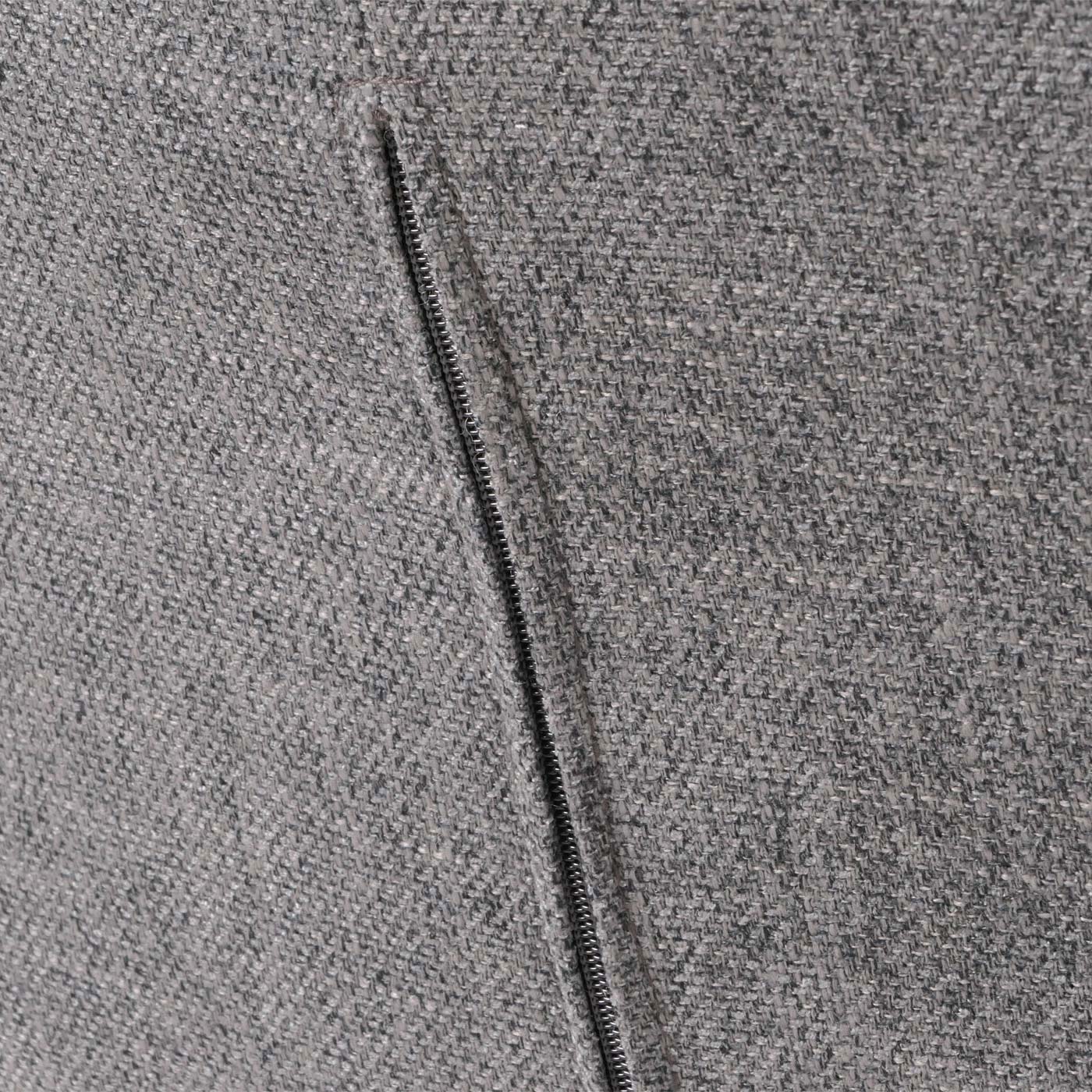 Cosmo Casa - Schommelstoel - Relax TV-Stoel - Massief Hout, Metaal & Stoftextiel 320gsm - Donkergrijs