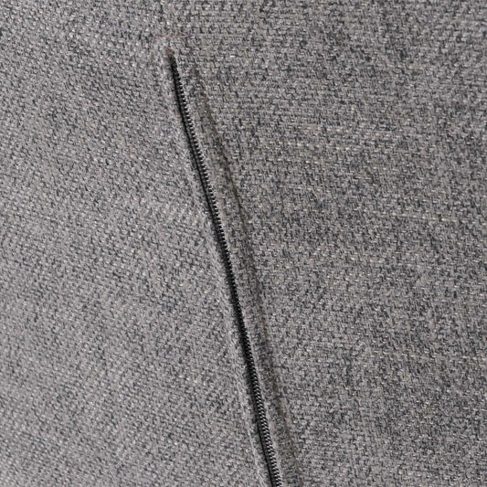 Cosmo Casa - Schommelstoel - Relax TV-Stoel - Massief Hout, Metaal & Stoftextiel 320gsm - Donkergrijs