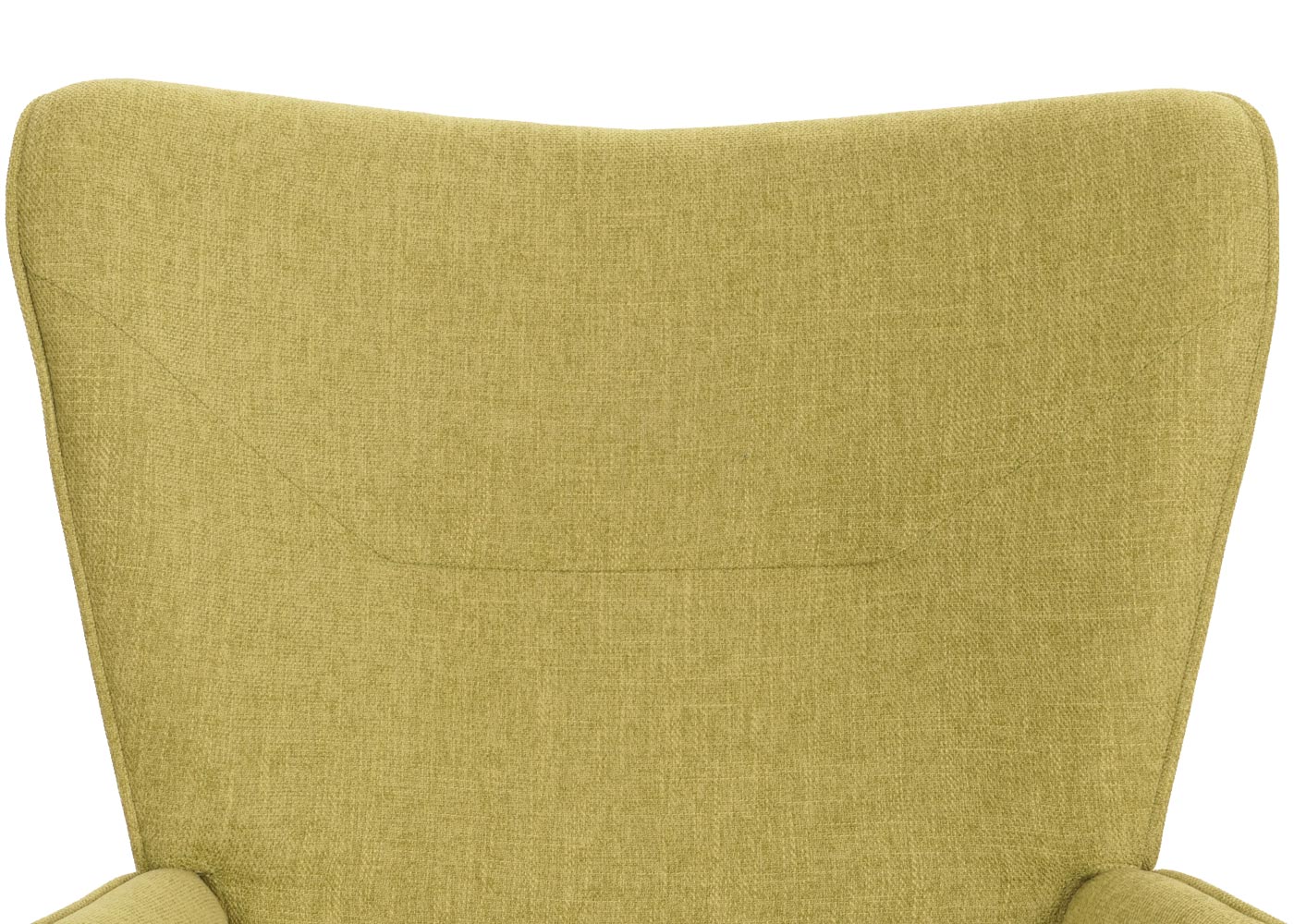 Cosmo Casa - Schommelstoel - Relax TV-Stoel - Massief Hout, Metaal & Stoftextiel 320gsm - Groen