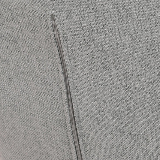 Cosmo Casa - Schommelstoel - Relax TV-Stoel - Massief Hout, Metaal & Stoftextiel 320gsm - Grijsgroen