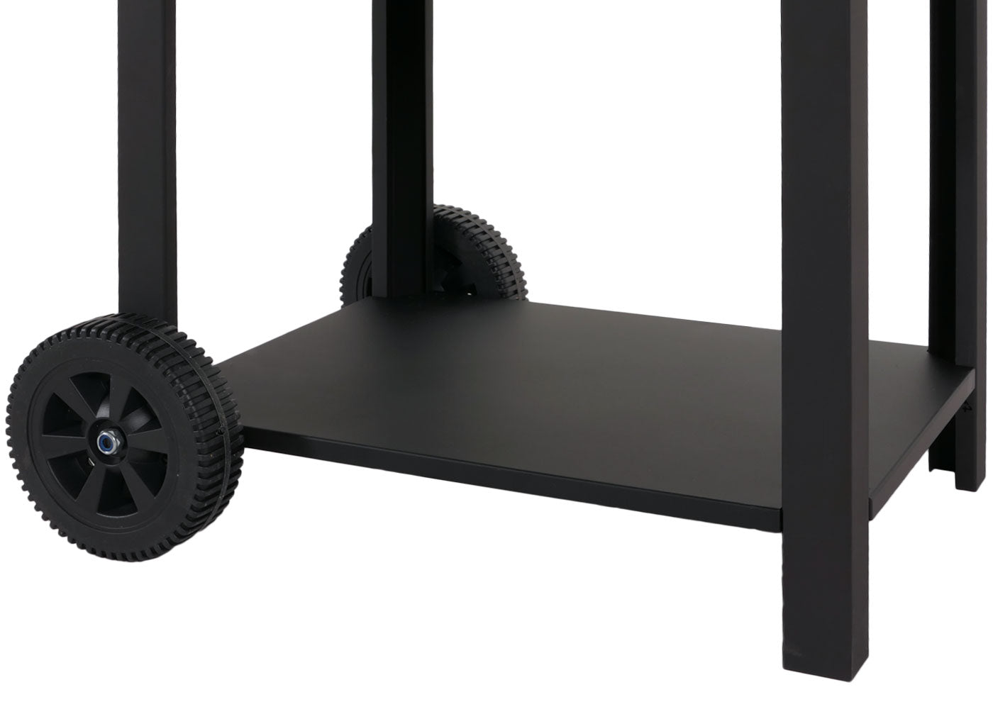 Cosmo Casa - Houtskoolgrill - Pizzaoven en Open Haard - Grillrooster en Pizzasteen - Zwart Staal - Hittebestendige Coating