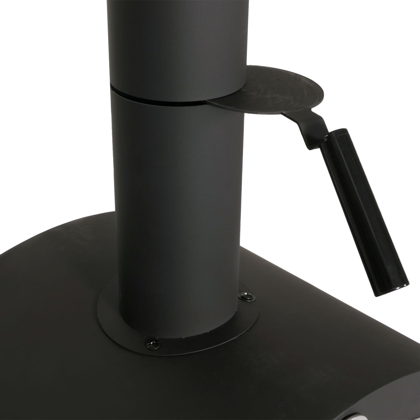 Cosmo Casa - Houtskoolgrill - Pizzaoven en Open Haard - Grillrooster en Pizzasteen - Zwart Staal - Hittebestendige Coating