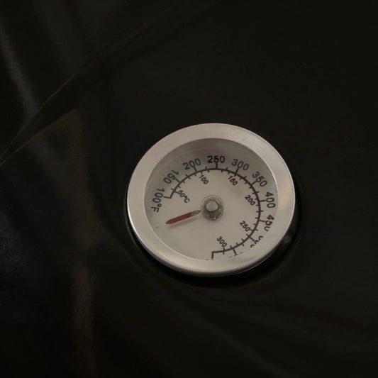 Cosmo Casa - Grillwagen - Houtskool Ketelgrill met Deksel - Gemailleerd Staal - Drie Planken - Zwart