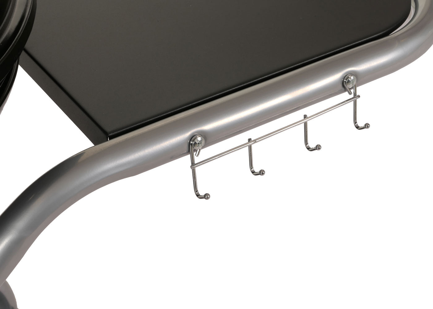 Cosmo Casa - Grillwagen - Houtskool Ketelgrill met Deksel - Gemailleerd Staal - Drie Planken - Zwart