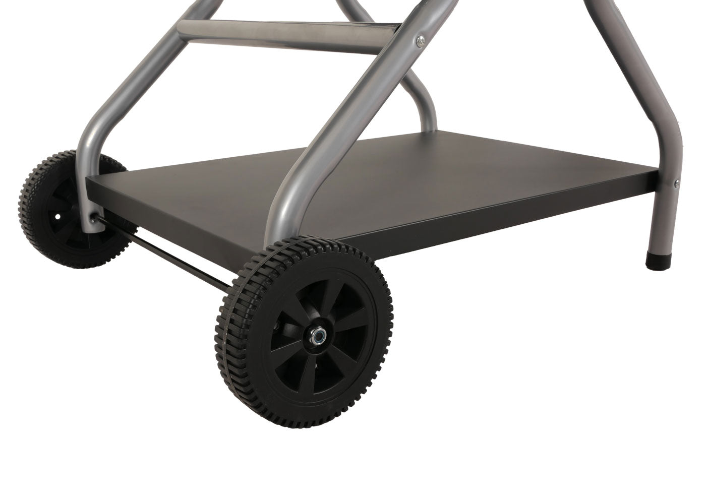 Cosmo Casa - Grillwagen - Houtskool Ketelgrill met Deksel - Gemailleerd Staal - Drie Planken - Zwart