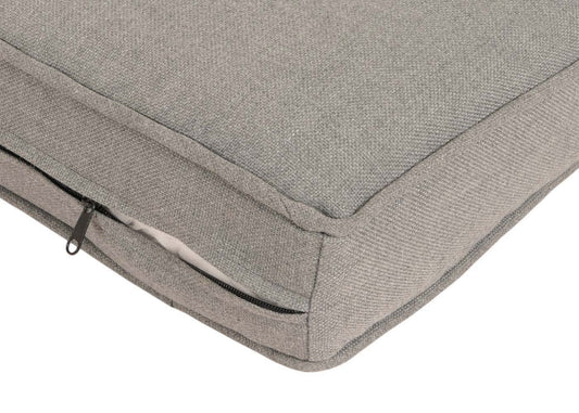 Cosmo Casa - Polyrotan Tuinset - Balkonzitgroep met Stoel en Bijzettafel - Donkergrijs