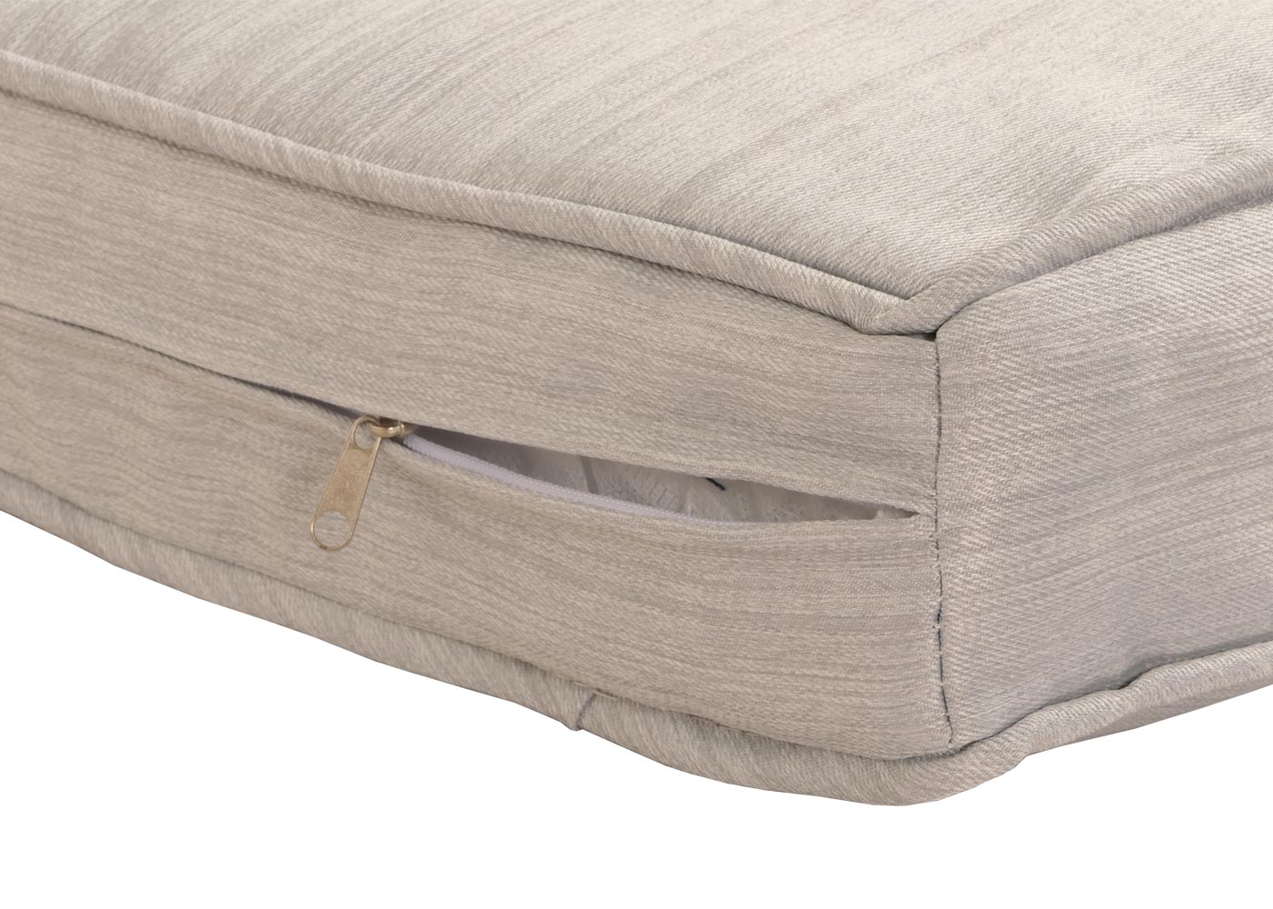 Cosmo Casa - Polyrotan Tuinset - Balkonzitgroep met Stoel en Bijzettafel - Lichtgrijs