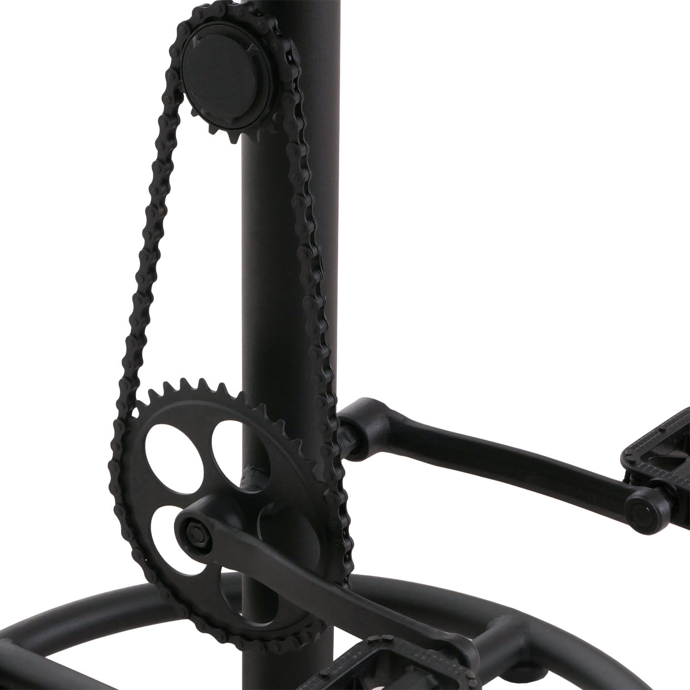 Cosmo Casa - Barkruk - In Hoogte Verstelbaar - Draaibare Voetsteun - Industrieel Metaal & Massief Hout - Naturel