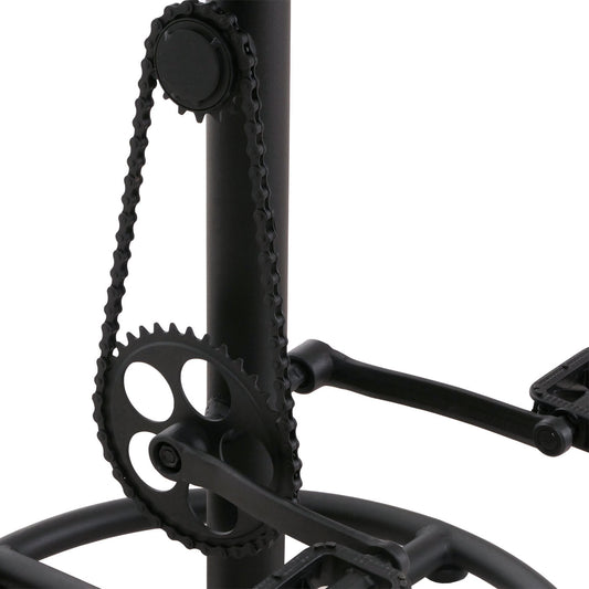 Cosmo Casa - Barkruk - In Hoogte Verstelbaar - Draaibare Voetsteun - Industrieel Metaal & Massief Hout - Naturel