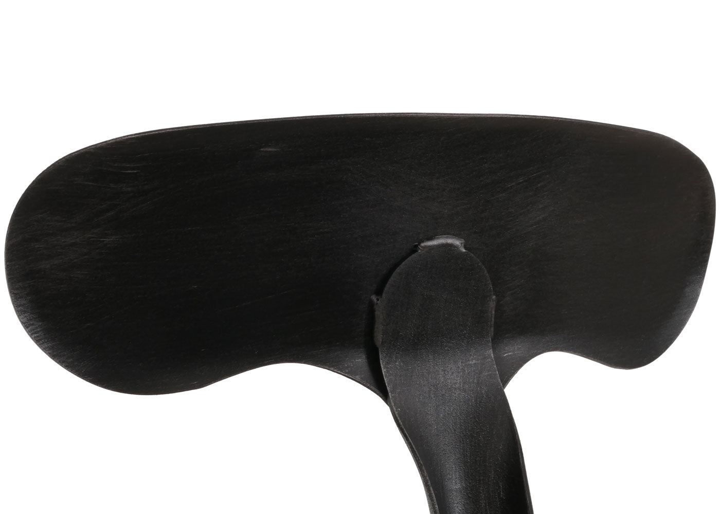 Cosmo Casa - Set van 2 Barkrukken - In Hoogte Verstelbaar - Draaibare Voetsteun - Industrieel Staal & Kunstleer - Zwart