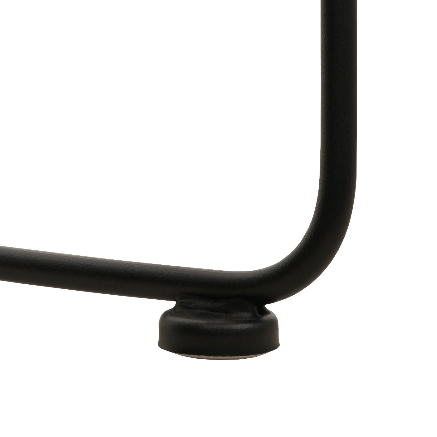 Cosmo Casa - Barkruk - Keukenkruk - Voetsteun - Industrieel Metaal & Massief Hout - 3D Structuur - Bruin