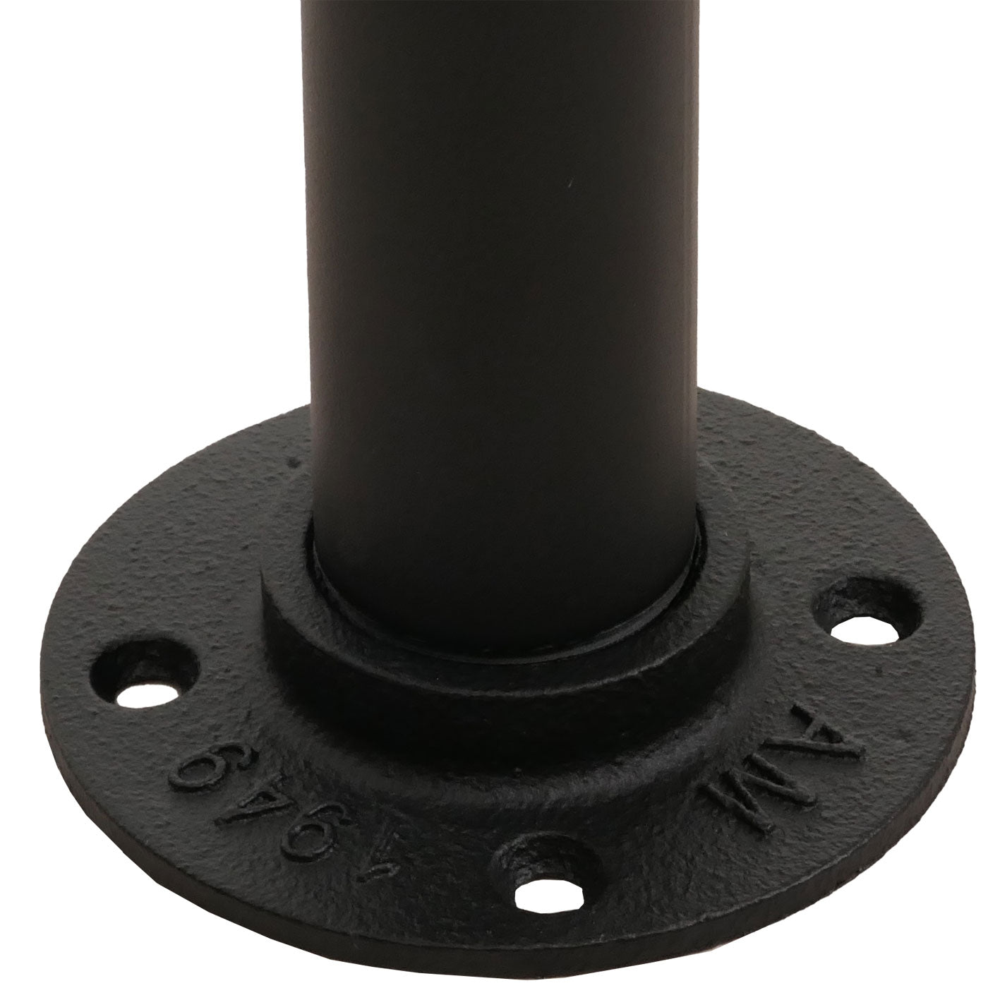 Cosmo Casa - Bartafel - Countertafel - Bistrotafel - Voetsteun - Industrieel Metaal & Massief Grenenhout - 108x120x61 cm - Bruin