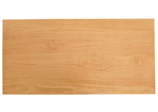Cosmo Casa - Bartafel - Countertafel - Bistrotafel - Voetsteun - Industrieel Metaal & Massief Grenenhout - 108x120x61 cm - Naturel