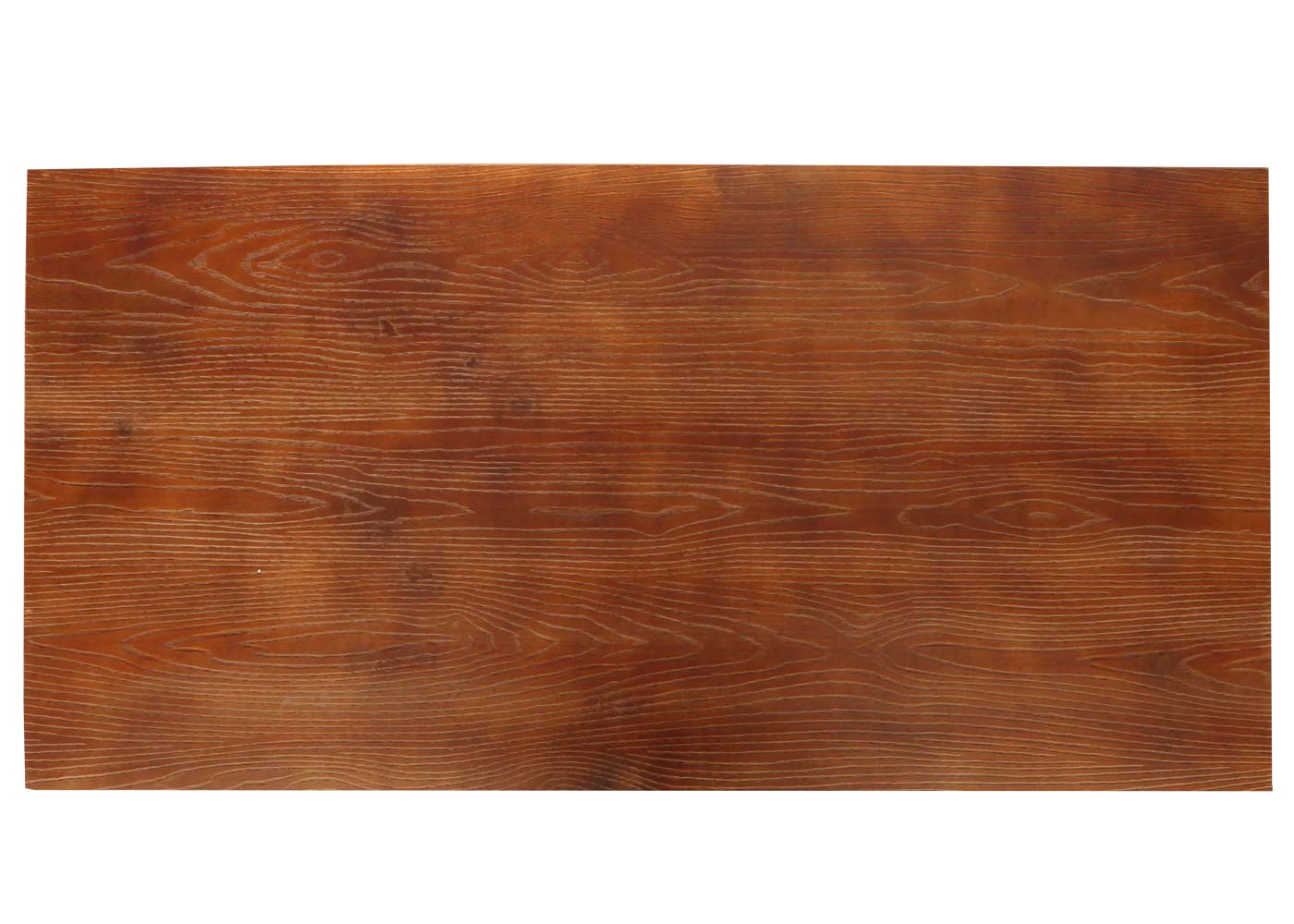 Cosmo Casa - Salontafel met Wielen - 2 Compartimenten - 3D Structuur - Industrieel Retro Metaal & Hout - 45x120x60 cm - Zwart, Bruin