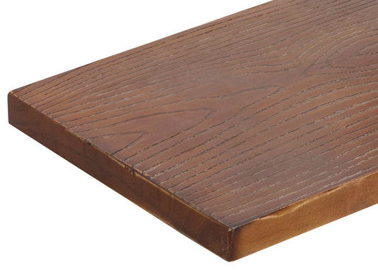 Cosmo Casa - Set van 2 Wandplanken - Hangende Boekenplank - 3D Structuur - Industrieel Staal & Massief Hout - 29x45x25 cm - Bruin