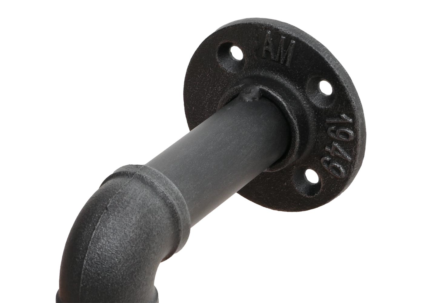 Cosmo Casa - Set van 2 Wandplanken - Hangende Boekenplank - 3D Structuur - Industrieel Staal & Massief Hout - 29x45x25 cm - Naturel